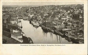 Postcard Rhode Island Panorama Providence River c1901-06 Unused - Picture 1 of 2