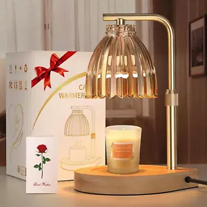 Mother'S Day Gifts, Candle Warmer Lamp with Adjustable Height, Timer & Dimmer, B - Picture 1 of 12