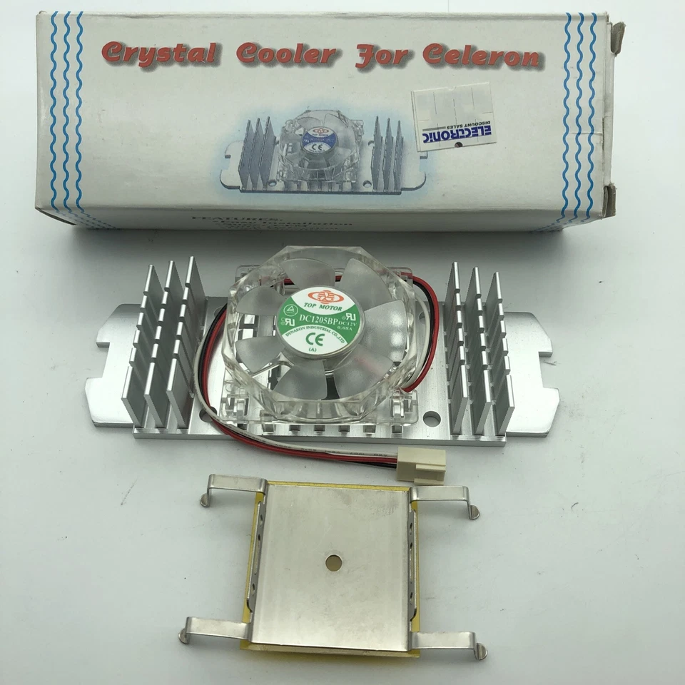 NEW Slot 1 Heatsink & Fan PC CPU Cooler for Intel CELERON Processors 3-Pin .08a - Image 1 of 4