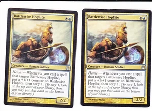 Battlewise Hoplite Theros MTG Magic the Gathering x2 - Picture 1 of 2