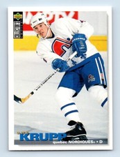 1995-96 Collector's Choice Uwe Krupp Quebec Nordiques #80