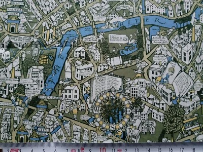 ORGANIC BIG SMOKE GREEN  -  Liberty Tana Lawn Cotton Approx 44 x 50 cm - Image 1 of 4