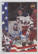 1995 Signature Rookies Miracle on Ice 1980 Signatures /2000 Mark Johnson Auto