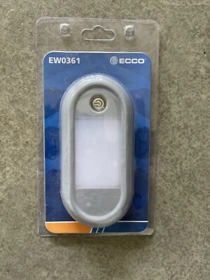 ECCO EW0361 5.4" 12-LED Grey Housing/White LED Dome Light with on/off Button. - Image 1 of 2