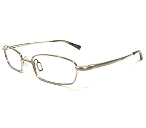 Oliver Peoples Eyeglasses Frames OP-670 BC Silver Rectangular Full Rim 49-17-135
