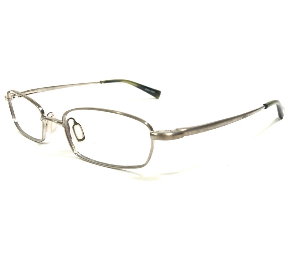 Oliver Peoples Eyeglasses Frames OP-670 BC Silver Rectangular Full Rim 49-17-135 - Image 1 of 4