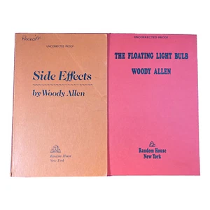 Two Woody Allen Book Proofs - Side Effects & The Floating Light Bulb - Imagen 1 de 9