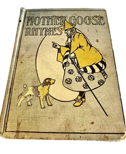 RARE Antique Book Mother Goose Rhymes by David McKay No Date Fair Condition - Picture 1 of 9