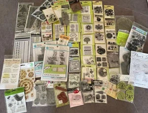 HUGE LOT of Most New Clear Rubber Stamps For Scrapbooking/Cards - Picture 1 of 1