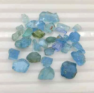 37 Cts Natural Raw Aquamarine Crystal Raw Aquamarine Stone - Aquamarine Raw - Picture 1 of 4