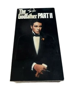 Godfather Part II VHS Tape 2 Video Set Preowned Michael Corleone Untested VTG - Picture 1 of 5