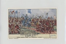 1950s Liebig History of France Dutch De slag te Bouvines #2 n1u