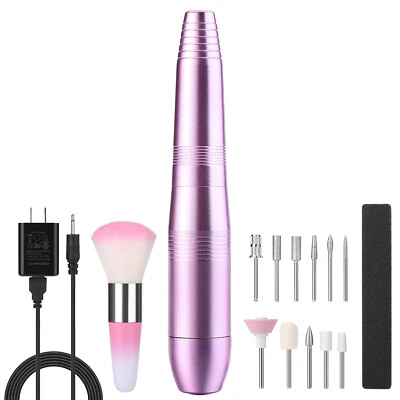 Professional Electric Nail File Drill Manicure Grinder Tool Pedicure Machine Kit - Image 1 of 4