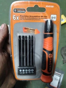 6x Tactix Precision Screwdriver Set - Picture 1 of 4