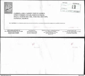 SKV)  2008. Mexico. Gabriela del Carmen Topete Gómez. Cover with 2008 postage la - Picture 1 of 1