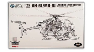 Kitty Hawk 1/35 Kitty Hawk AH-6J/MH-6J Little Bird (with figures) Plastic Model - Picture 1 of 1