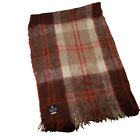 Vintage Spean Bridge Woollen Mill Scotland Bannockbane Wool Mohair Throw Blanket