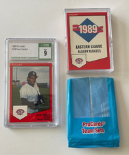1989 Pro Cards DEION SANDERS Albany New York YANKEES Minor League Team Set CSG 9