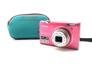 【MINT Nikon COOLPIX S5100 Pink 12.2MP 5x Digital Camera Japan w/charger - Picture 1 of 12