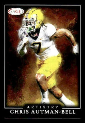 2022 SAGE #ART-CAB Chris Autman-Bell Rookie Artistry Minnesota Golden Gophers - Image 1 of 2