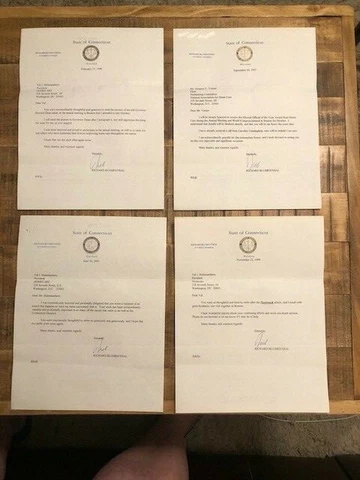 4 ORIGINAL Letters to Val Halamandaris/NAHC Fm: Senator Richard Blumenthal Cover
