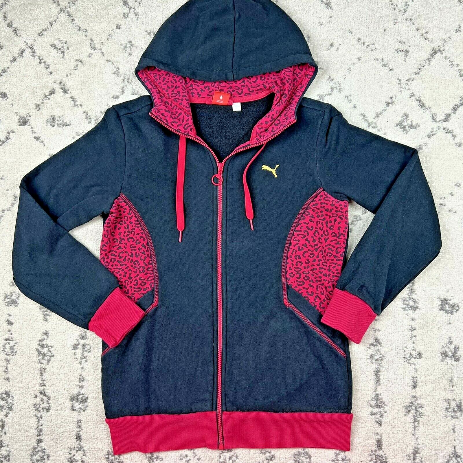 Puma Womens Hoodie Full Zip Size XS 