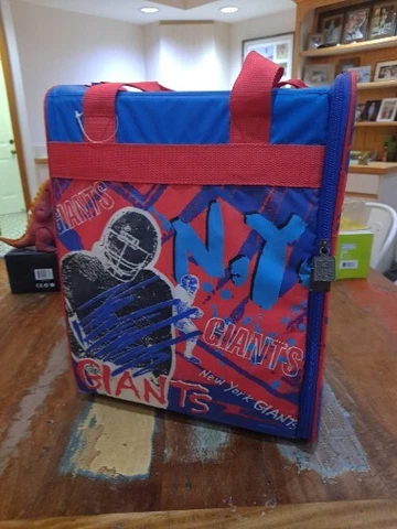 Vintage 1992 Nfl New York Giants Wiz Locker Backpack Rare. Back To School Cover