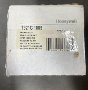 HONEYWELL THERMOSTAT T921G 1005 30VAC 135 OHM POT 56-84F THROTTLING T921G1005 - Picture 1 of 19