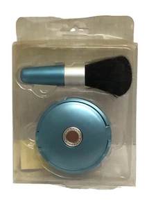 SPECCHIETTO DA BORSETTA E PENNELLO TRUCCO COSMETICI MAKE UP - Imagen 1 de 1