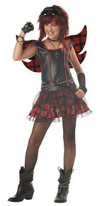 Teen Rebel Fairy Rocker Punk Halloween Costume (12-14) - Picture 1 of 2