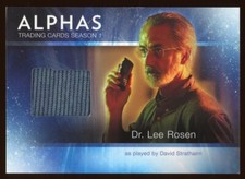 2013 Cryptozoic Alphas: Season 1 Dr. Lee Rosen Authentic Wardrobe Card M7