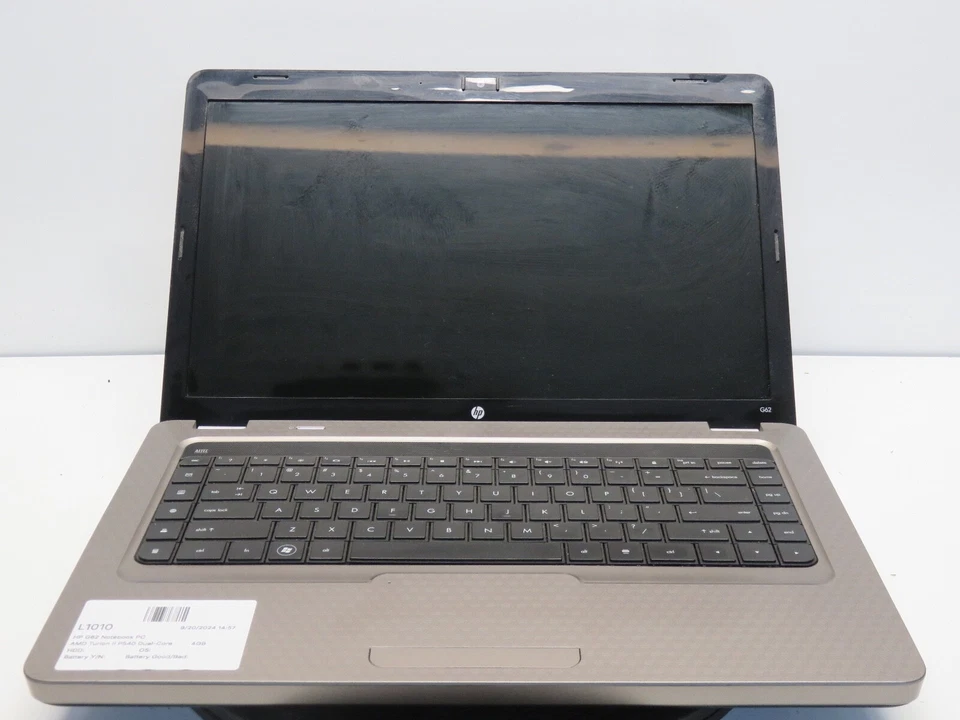 Двухъядерный процессор HP G62-435dx AMD Turion II P540 2,4 ГГц 4 ГБ без жесткого диска без батареи - Изображение 1 из 4
