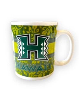 University of Hawaii  Coffee Mug UH Bookstore Green Cup Tea Souvenir Alumni - Picture 1 of 11