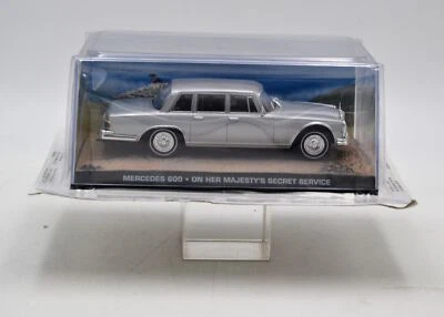 DIE CAST 1/43 " MERCEDES 600  - ON HER MAJESTY'S SECRET SERVICE " 007 JAMES BOND - Immagine 1 di 2