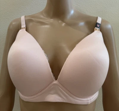 Victoria's Secret Supersoft Body Maternity Nursing Lace Detail Bra 36DDD - Image 1 of 4