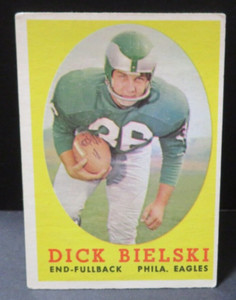 #4645 1958 TOPPS FOOTBALL DICK BIELSKI #111