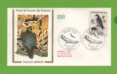 FDC 1984 - Peregrine Falcon - Flora & Fauna from France ( Ref. 8294) - Image 1 of 2