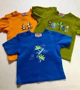 Zutano Animal Tops~Set of 3~Size 6-12 mos. - Picture 1 of 4