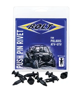 BOLT Motorcycle Hardware Push Pin Rivet for Polaris : 50 count  (( FW )) - Picture 1 of 1