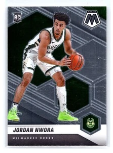 2020 Panini Mosaic Jordan Nwora #219 RC Milwaukee Bucks - Picture 1 of 2