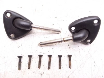 82-92 Camaro Firebird Trans Am T-Top Tops Sun Visor Mounts Mount Black 20229349 - Image 1 of 4