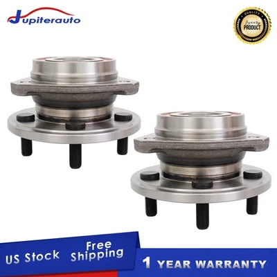 Pair Front Wheel Hub Bearing Assy For Jeep Grand Cherokee Comanche Wrangler TJ Foto 1 de 4