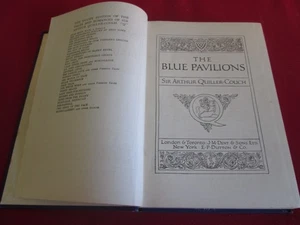 Die blauen Pavillons von Sir Arthur Quiller-Couch 1928 JM Dent HB Herzogtumsausgabe - Bild 1 von 4
