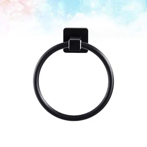  Alluminio asciugamano anello pugno libero porta asciugamani porta asciugamani a - Foto 1 di 11