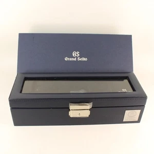 GENUINE GRAND SEIKO 5 WATCH STORAGE BOX BLUE PROMOTIONAL 15TH ANNIVERSARY - Picture 1 of 13