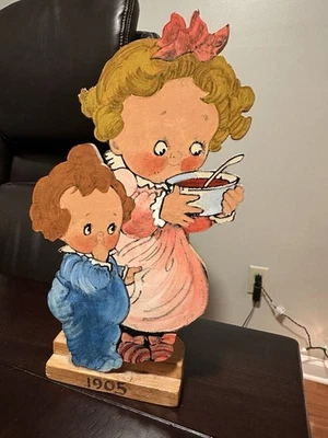 Arte de estatuilla vintage y raro Campbell's Soup niños (1905-1981) Foto 1 de 2