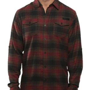 Neu mit Etikett Grunt Style Herren rot Flanell Gr. L - Bild 1 von 10