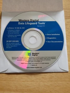 Western digital Data Lifeguard Tools Version 11.1 Windows XP 2000 - Picture 1 of 1