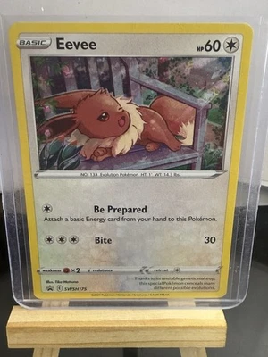 Eevee SWSH175 SWSH: Sword & Shield Promo Card Pokemon Holo - NM - Image 1 of 2