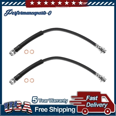 Manguera de freno de línea de freno delantera Sunsong 2x para Chevrolet Camaro 1979 hasta 1981 Foto 1 de 3